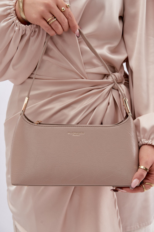 Ordinateur de poche en cuir écologique beige Tielle