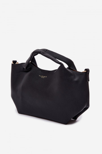 Sac en simili cuir couleur noire Corisse 2
