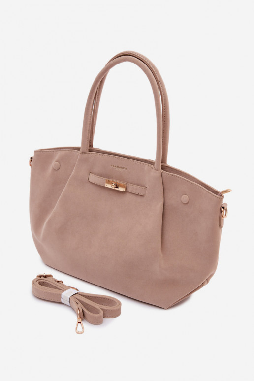 Ordinateur de poche Typu AcheteurImitacji en daimu couleur ivoire Nellia