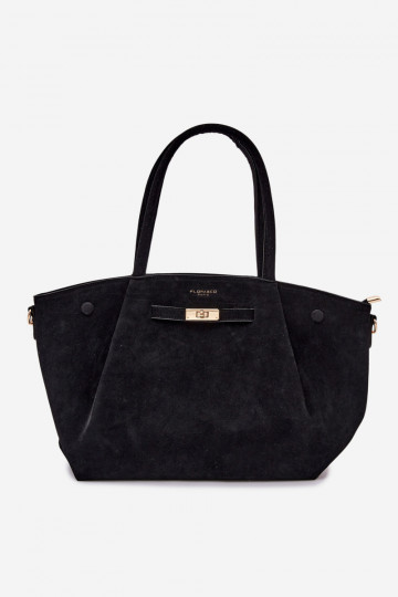 Ordinateur de poche Typu AcheteurImitacji en daimu noir Nellia