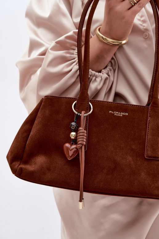 en daim écologiqueoÀa Ordinateur de pocheBrelokiem marron Nelina