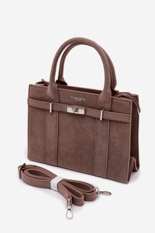 Ordinateur de poche Typu TroncImitacji en daimu Sombrebeige Noressa