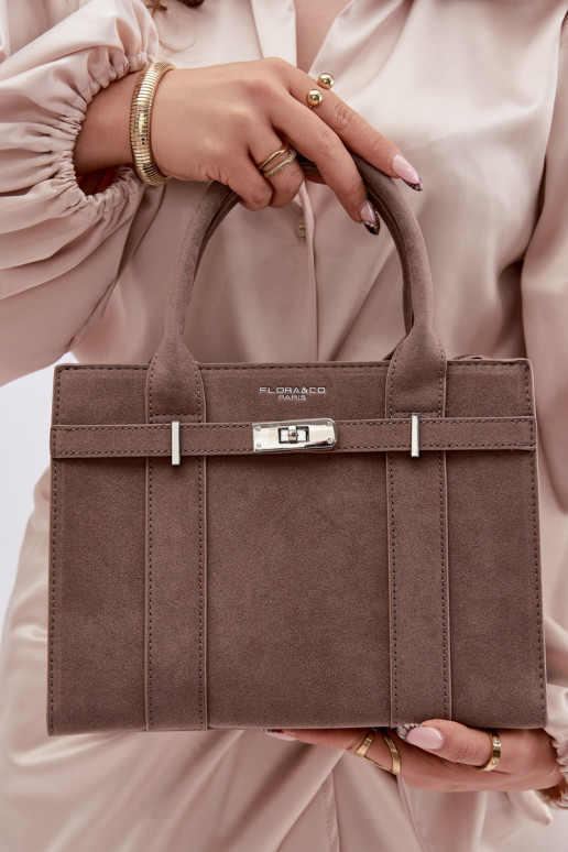 Ordinateur de poche Typu TroncImitacji en daimu Sombrebeige Noressa