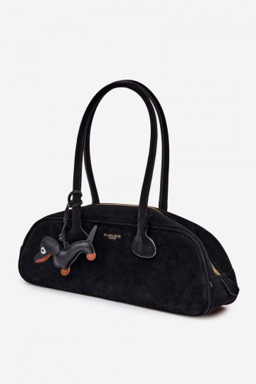 Ordinateur de poche BagietkaImitacji en daimu ZaÀieszka Jamnik noir Annette 2