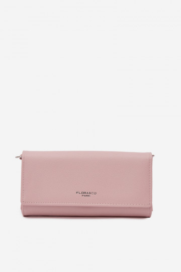 Portefeuille Ordinateur de poche deux en un avec des sangles rose Suzette