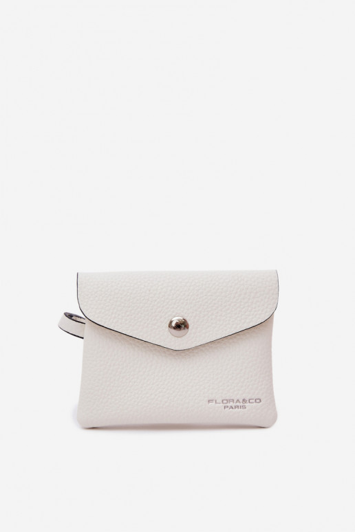 Portmonetka Féminin en cuir écologique couleur ivoire Calienne