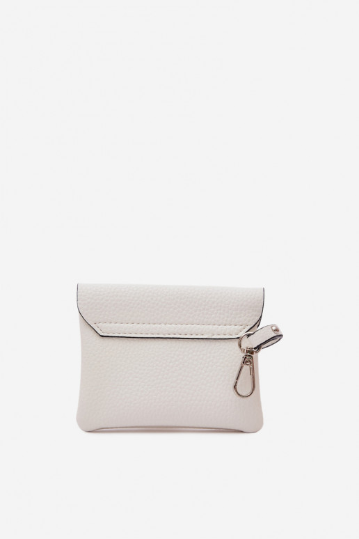 Portmonetka Féminin en cuir écologique couleur ivoire Calienne