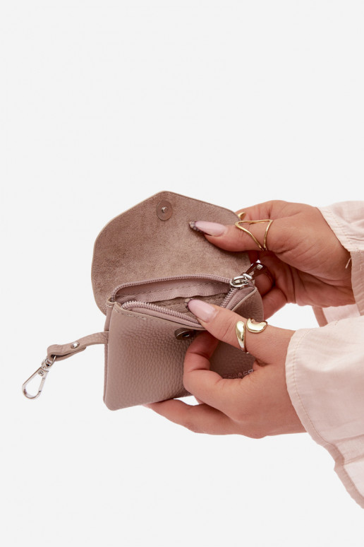 Portmonetka Féminin en cuir écologique couleur ivoire Calienne