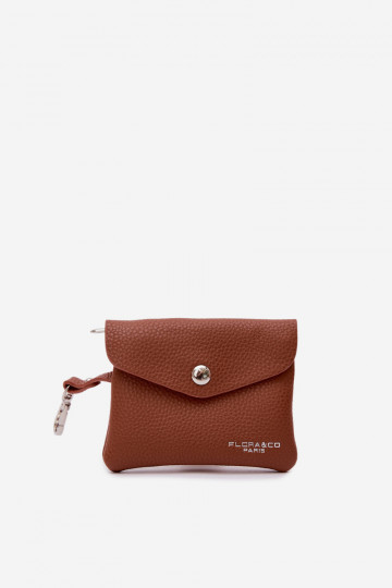 Portmonetka Féminin en cuir écologique marron Calienne