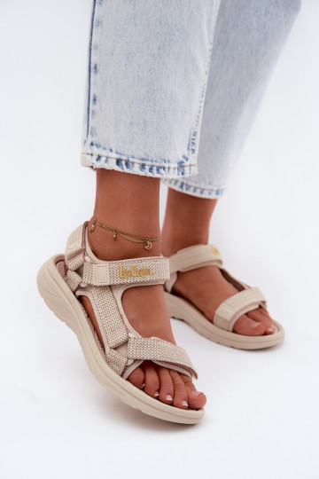 Sandales pour femmes couleur sable Lee Cooper LCIN-26-34-4431L 2