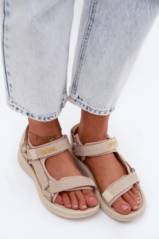 Sandales pour femmes couleur sable Lee Cooper LCIN-26-34-4431L