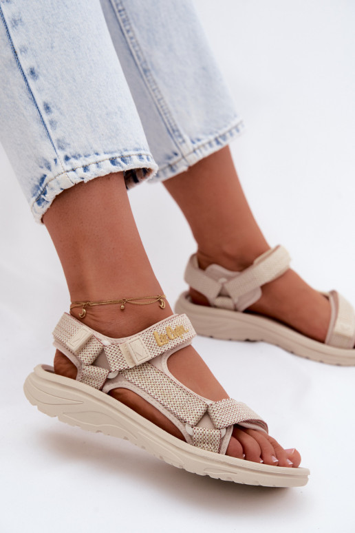 Sandales pour femmes couleur sable Lee Cooper LCIN-26-34-4431L