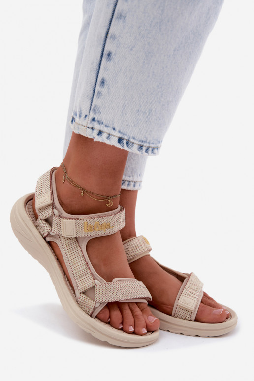 Sandales pour femmes couleur sable Lee Cooper LCIN-26-34-4431L