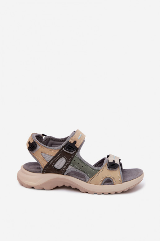 Sandales pour femmes grises de style sportif Morenia