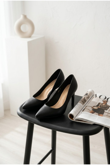 Escarpins en simili cuir Sergio Leone 1339 noirs