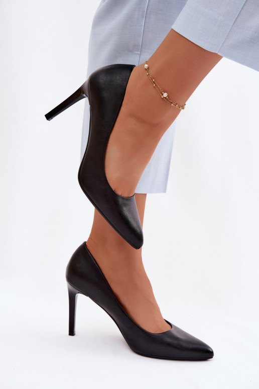 Escarpins en simili cuir Sergio Leone 1339 noirs