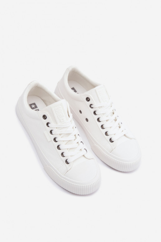 Chaussures décontractées basses blanches pour hommes