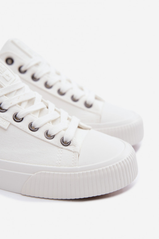 Chaussures décontractées basses blanches pour hommes