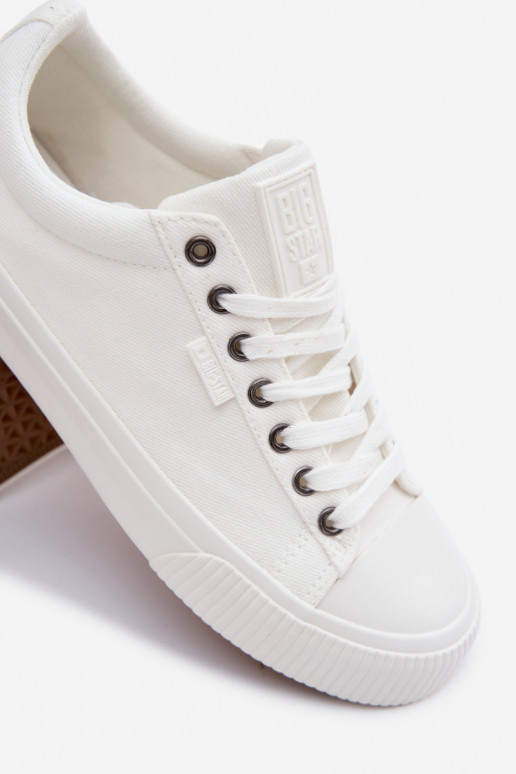 Chaussures décontractées basses blanches pour hommes