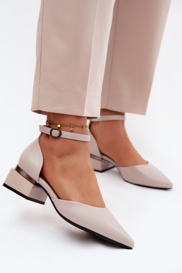 Chaussures Klocke avec des sangles Vinceza 62278 beige 2