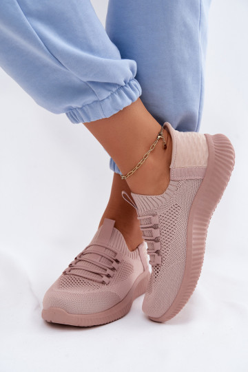  Un modèle convaincant baskets Féminin couleur rose Olive 2