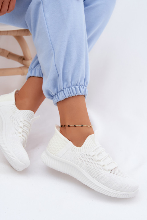  Un modèle convaincant baskets Féminin couleur blanche Olive