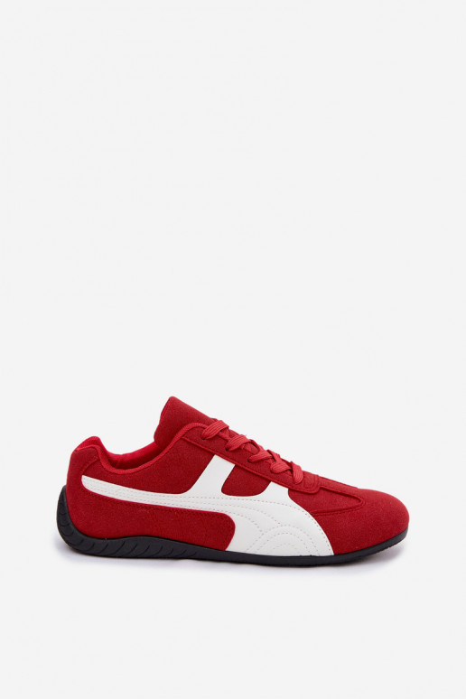 Chaussures rouges de style sneaker pour femmes Tai