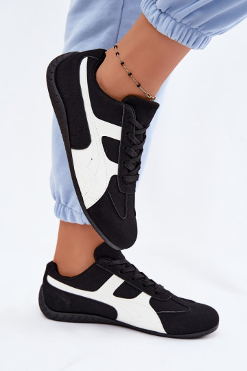 Chaussures noires de style sneaker pour femmes Tai