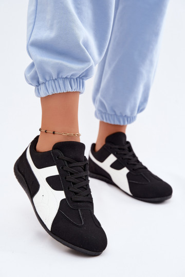 Chaussures modèle baskets Féminin couleur noire Il fautple 2