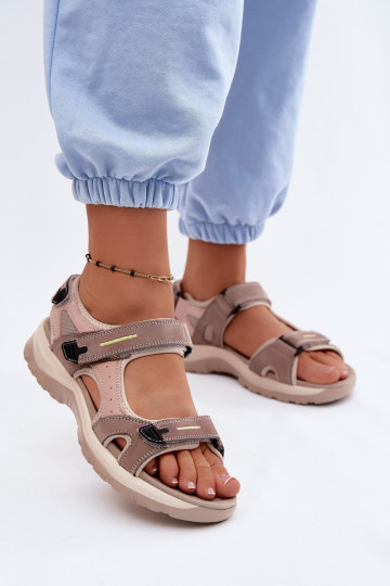 Sandales sportives pour femmes McKeylor 95414 sable-rose 2