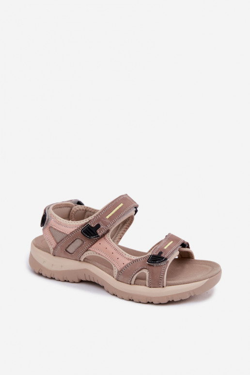 Sandales pour femmes Féminin DANS SportoÀym Stylu McKeylor 95414 beige-couleur rose