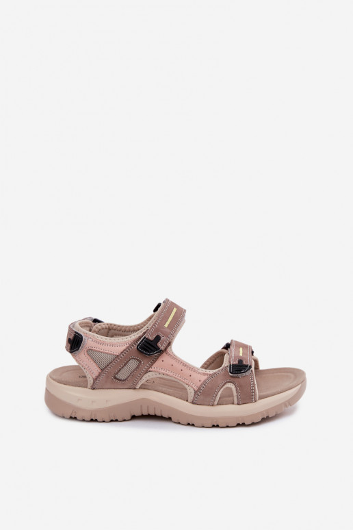 Sandales sportives pour femmes McKeylor 95414 sable-rose