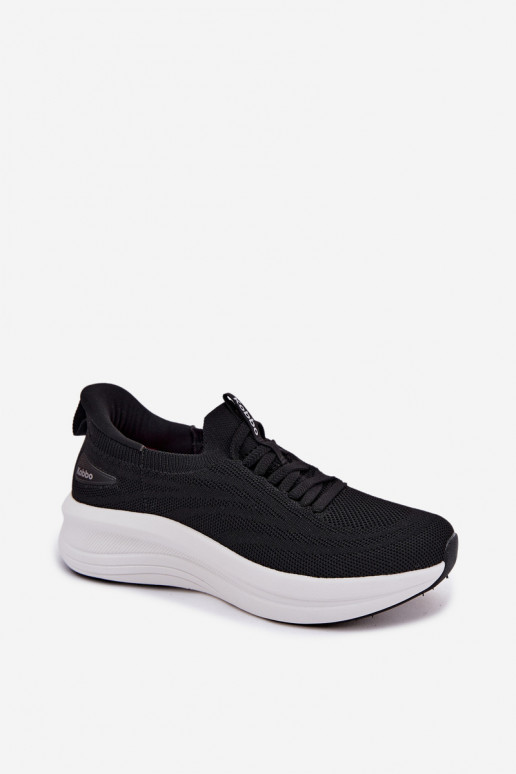 Chaussures de sport à enfiler Kobbo 102425 noires