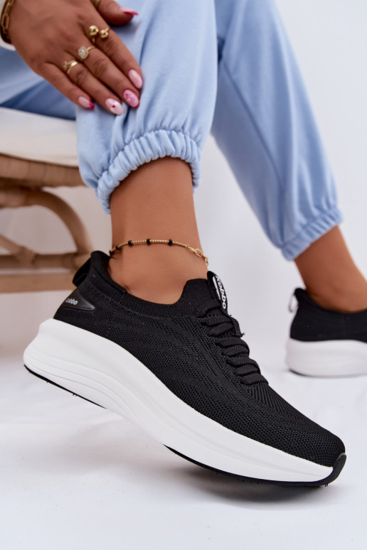 Chaussures de sport à enfiler Kobbo 102425 noires