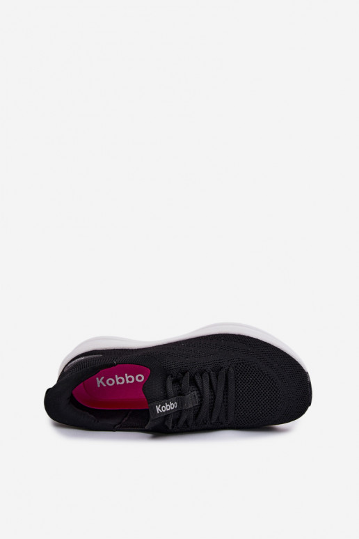 Chaussures de sport à enfiler Kobbo 102425 noires