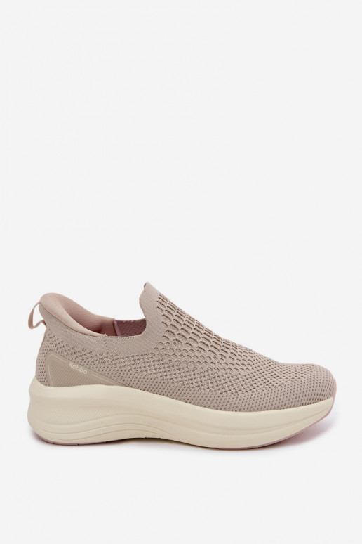 Chaussures de sport à enfiler Kobbo 102424 couleur sable