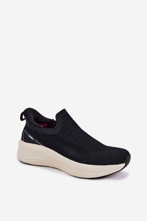 Chaussures de sport à enfiler Kobbo 102424 noires