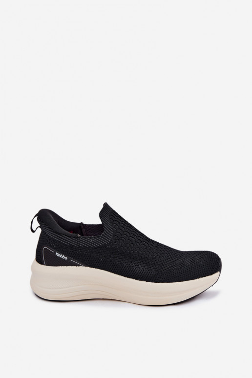 Chaussures de sport à enfiler Kobbo 102424 noires