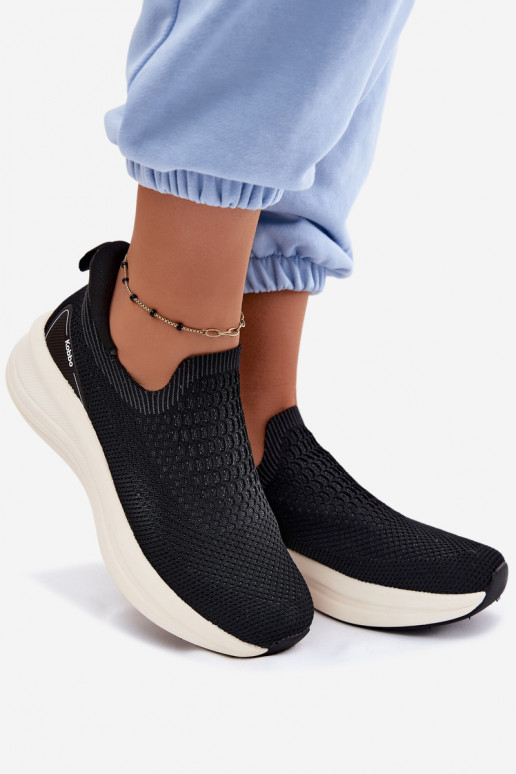 Chaussures de sport à enfiler Kobbo 102424 noires
