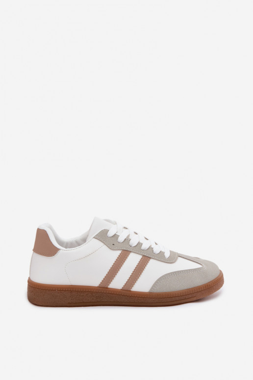 Baskets blanches et beiges Seabell