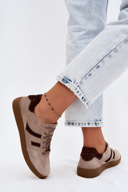 Baskets en daim sable Zazoo N1176S2
