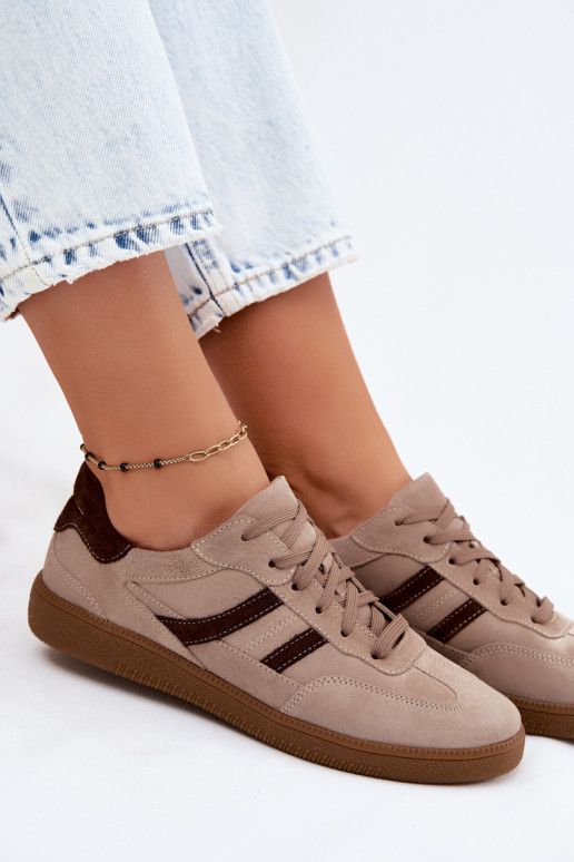 Baskets en daim sable Zazoo N1176S2