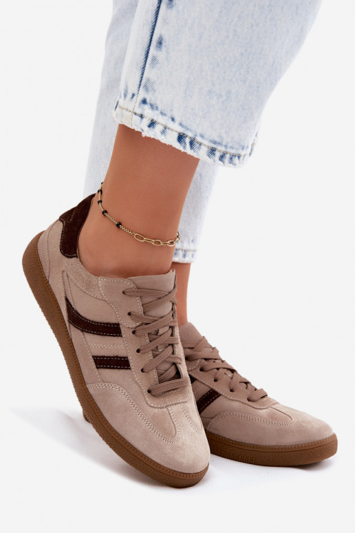 Baskets en daim sable Zazoo N1176S2