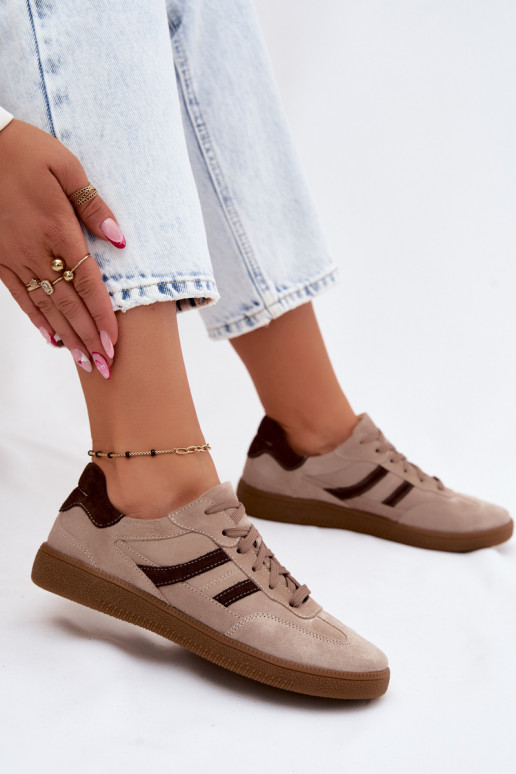 Baskets en daim sable Zazoo N1176S2