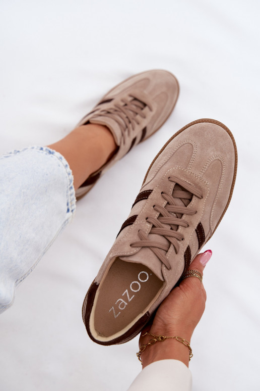 Baskets en daim sable Zazoo N1176S2