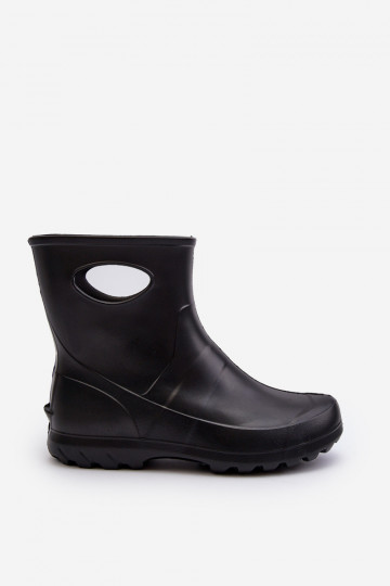 Bottes en caoutchouc imperméables pour femmes noires LEMIGO GARDEN 752 2