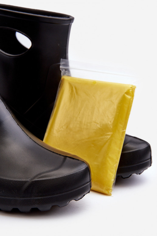Bottes en caoutchouc imperméables pour femmes noires LEMIGO GARDEN 752