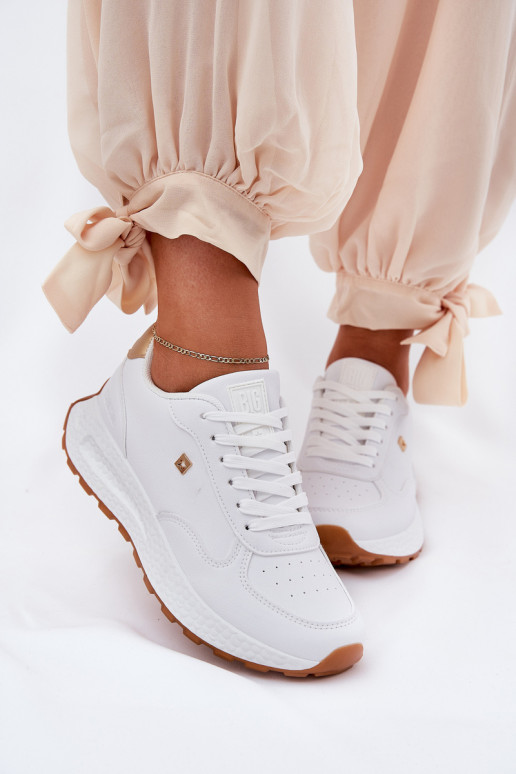  baskets Féminin Big Star RR274629 HI-POLY SYSTEM couleur blanche