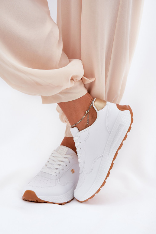  baskets Féminin Big Star RR274629 HI-POLY SYSTEM couleur blanche