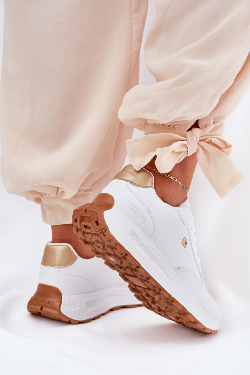  baskets Féminin Big Star RR274629 HI-POLY SYSTEM couleur blanche